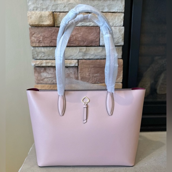 NWT Kate Spade Large Adel Tote, Rosy Cheeks - Picture 4 of 11